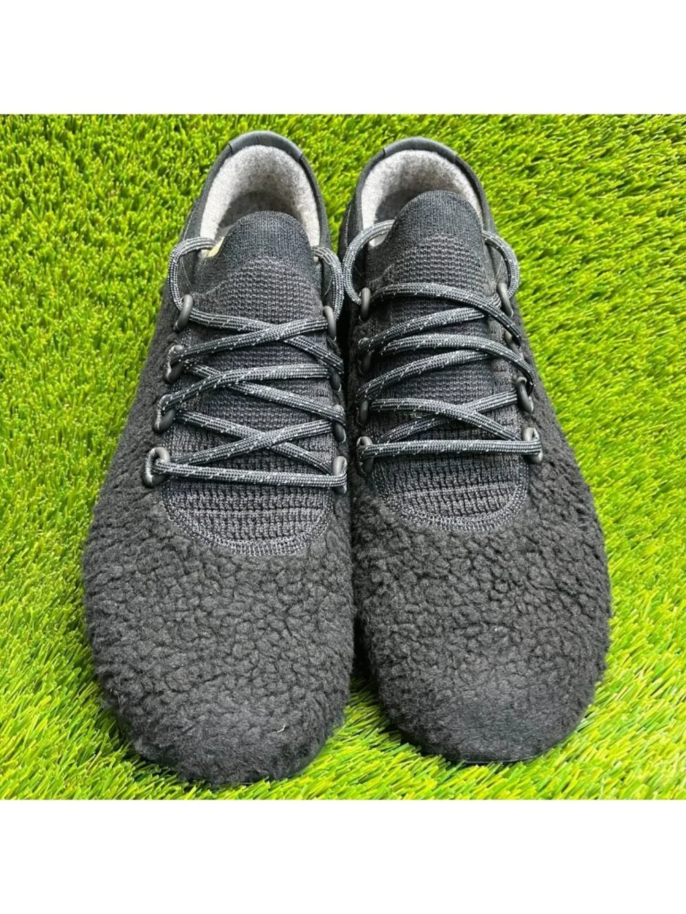 Allbirds Wool Dasher 2 Fluff Mens Size 13 Black Athletic Running Shoes Sneakers